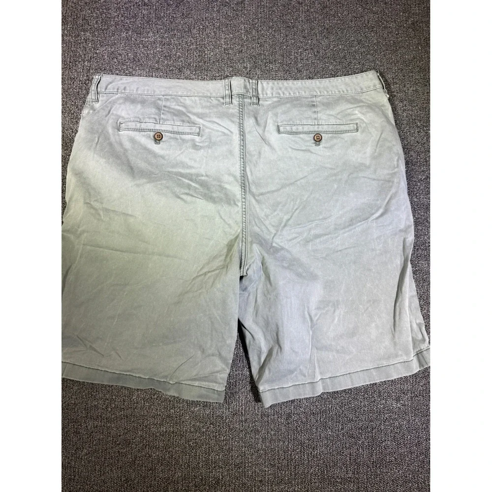 Tommy Bahama Mens 42 Chino Shorts‎ Sage Green Cotton Tencel Stretch 9.5 Inseam